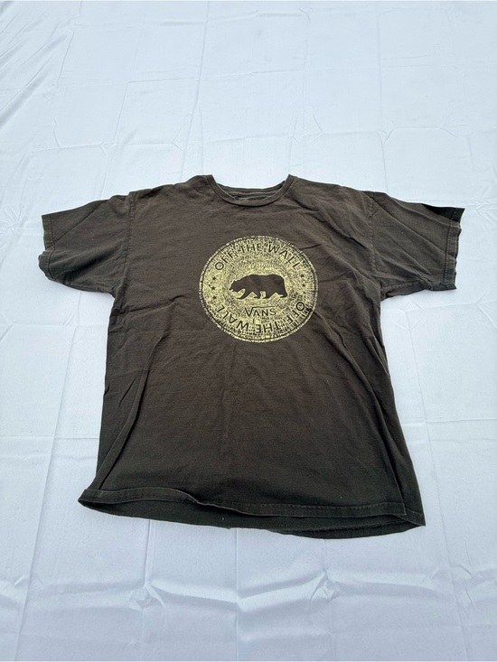 Vans Other - #69 Vans Men’s Black T-Shirt with Yellow Circle Bear Logo-size(xl)